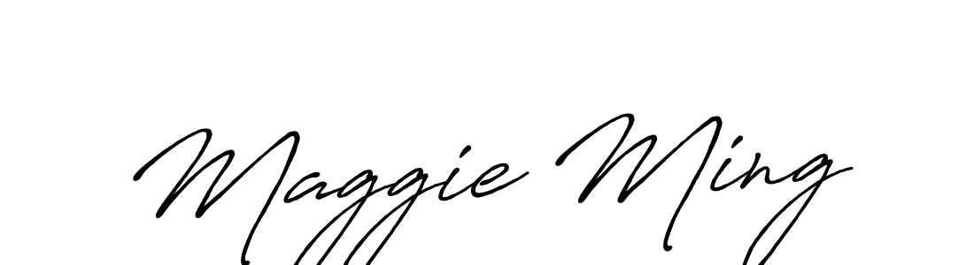The best way (Antro_Vectra_Bolder) to make a short signature is to pick only two or three words in your name. The name Maggie Ming include a total of six letters. For converting this name. Maggie Ming signature style 7 images and pictures png