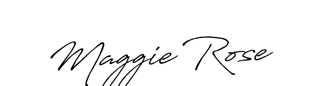 Also we have Maggie Rose name is the best signature style. Create professional handwritten signature collection using Antro_Vectra_Bolder autograph style. Maggie Rose signature style 7 images and pictures png