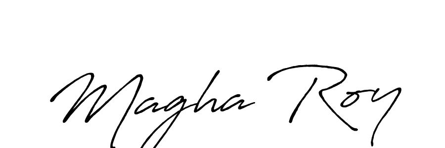 Design your own signature with our free online signature maker. With this signature software, you can create a handwritten (Antro_Vectra_Bolder) signature for name Magha Roy. Magha Roy signature style 7 images and pictures png