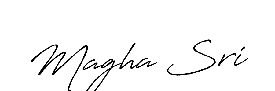 You can use this online signature creator to create a handwritten signature for the name Magha Sri. This is the best online autograph maker. Magha Sri signature style 7 images and pictures png