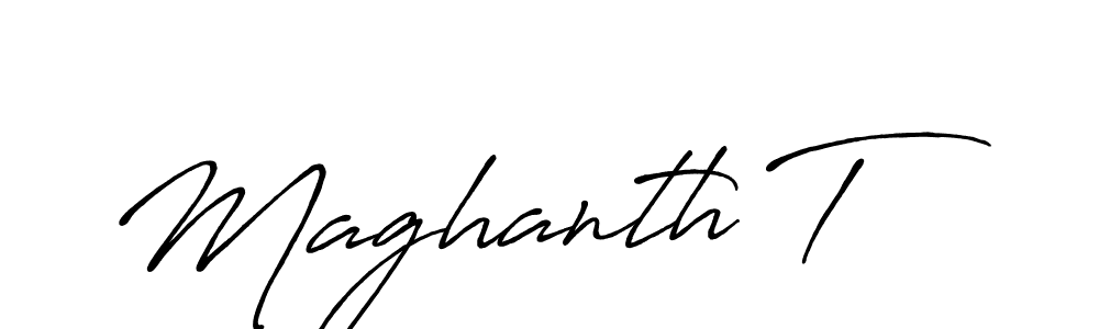 This is the best signature style for the Maghanth T name. Also you like these signature font (Antro_Vectra_Bolder). Mix name signature. Maghanth T signature style 7 images and pictures png