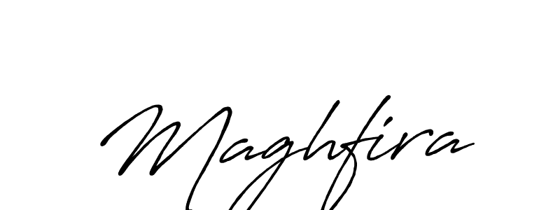 Make a beautiful signature design for name Maghfira. With this signature (Antro_Vectra_Bolder) style, you can create a handwritten signature for free. Maghfira signature style 7 images and pictures png