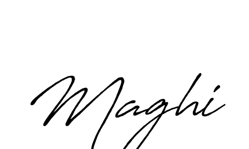You should practise on your own different ways (Antro_Vectra_Bolder) to write your name (Maghi) in signature. don't let someone else do it for you. Maghi signature style 7 images and pictures png