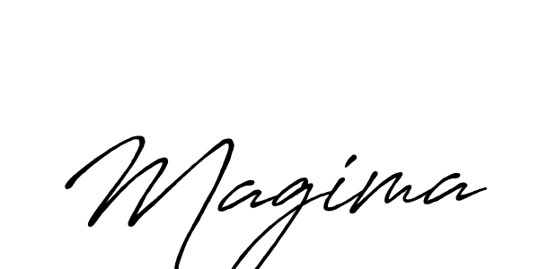 Create a beautiful signature design for name Magima. With this signature (Antro_Vectra_Bolder) fonts, you can make a handwritten signature for free. Magima signature style 7 images and pictures png