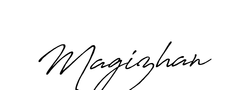 Make a beautiful signature design for name Magizhan. Use this online signature maker to create a handwritten signature for free. Magizhan signature style 7 images and pictures png