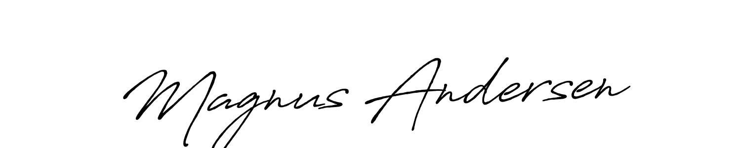 This is the best signature style for the Magnus Andersen name. Also you like these signature font (Antro_Vectra_Bolder). Mix name signature. Magnus Andersen signature style 7 images and pictures png