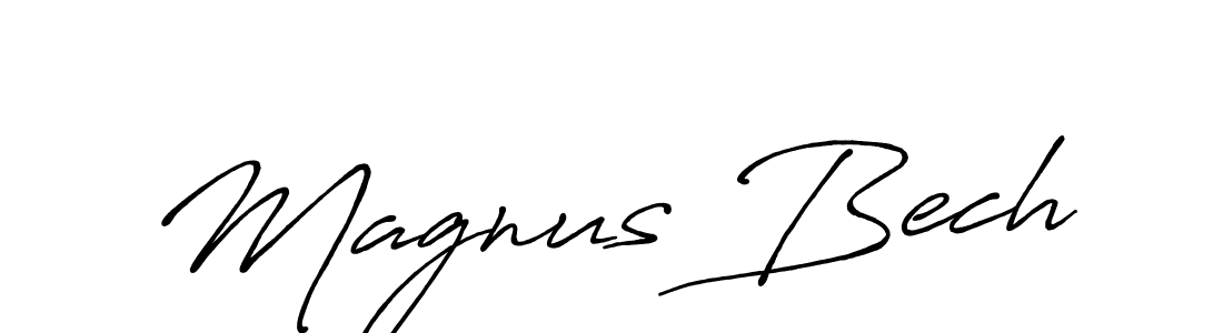 Also You can easily find your signature by using the search form. We will create Magnus Bech name handwritten signature images for you free of cost using Antro_Vectra_Bolder sign style. Magnus Bech signature style 7 images and pictures png