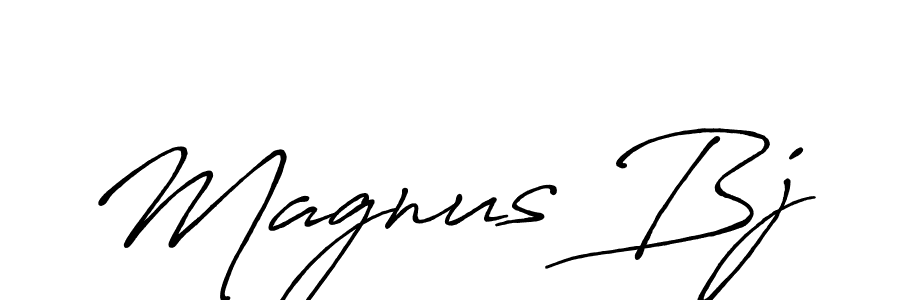 if you are searching for the best signature style for your name Magnus Bj. so please give up your signature search. here we have designed multiple signature styles  using Antro_Vectra_Bolder. Magnus Bj signature style 7 images and pictures png
