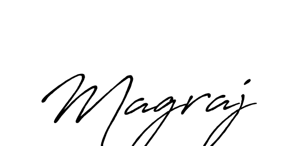 Design your own signature with our free online signature maker. With this signature software, you can create a handwritten (Antro_Vectra_Bolder) signature for name Magraj. Magraj signature style 7 images and pictures png