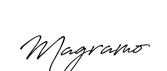 Similarly Antro_Vectra_Bolder is the best handwritten signature design. Signature creator online .You can use it as an online autograph creator for name Magramo. Magramo signature style 7 images and pictures png