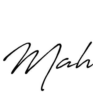 Mah stylish signature style. Best Handwritten Sign (Antro_Vectra_Bolder) for my name. Handwritten Signature Collection Ideas for my name Mah. Mah signature style 7 images and pictures png