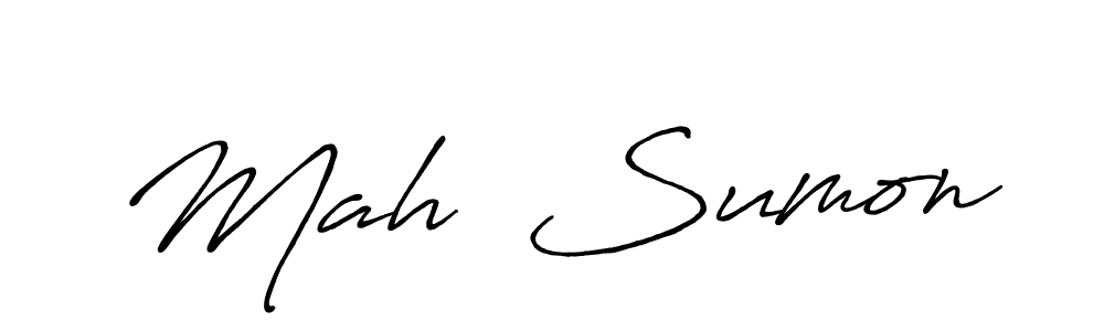 This is the best signature style for the Mah  Sumon name. Also you like these signature font (Antro_Vectra_Bolder). Mix name signature. Mah  Sumon signature style 7 images and pictures png