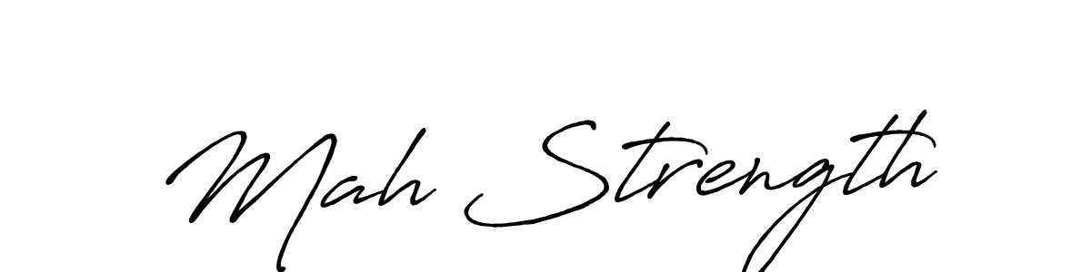 Also You can easily find your signature by using the search form. We will create Mah Strength name handwritten signature images for you free of cost using Antro_Vectra_Bolder sign style. Mah Strength signature style 7 images and pictures png