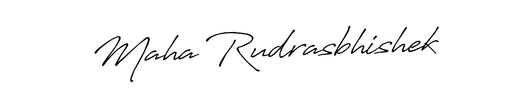 It looks lik you need a new signature style for name Maha Rudrasbhishek. Design unique handwritten (Antro_Vectra_Bolder) signature with our free signature maker in just a few clicks. Maha Rudrasbhishek signature style 7 images and pictures png