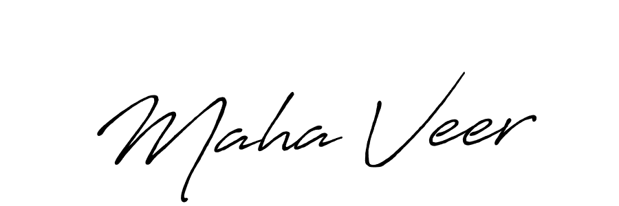 Also we have Maha Veer name is the best signature style. Create professional handwritten signature collection using Antro_Vectra_Bolder autograph style. Maha Veer signature style 7 images and pictures png