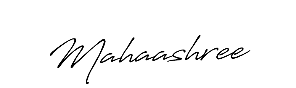 Make a beautiful signature design for name Mahaashree. With this signature (Antro_Vectra_Bolder) style, you can create a handwritten signature for free. Mahaashree signature style 7 images and pictures png