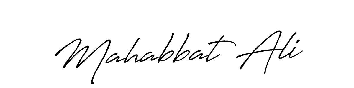 How to make Mahabbat Ali signature? Antro_Vectra_Bolder is a professional autograph style. Create handwritten signature for Mahabbat Ali name. Mahabbat Ali signature style 7 images and pictures png