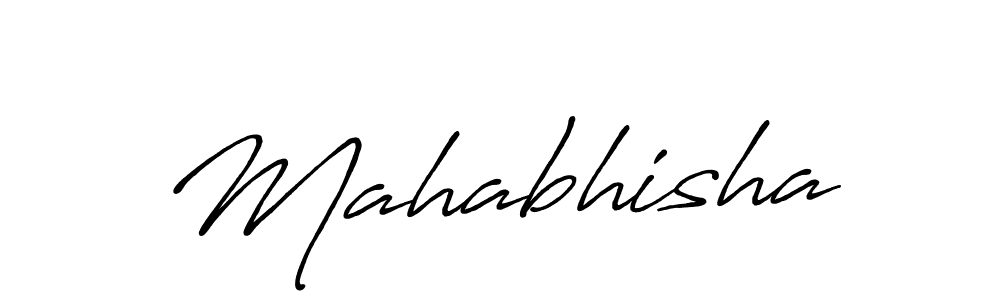 if you are searching for the best signature style for your name Mahabhisha. so please give up your signature search. here we have designed multiple signature styles  using Antro_Vectra_Bolder. Mahabhisha signature style 7 images and pictures png
