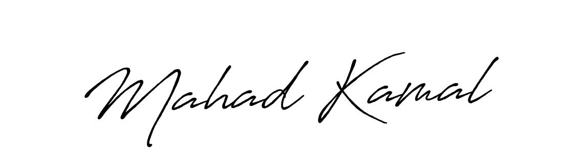 It looks lik you need a new signature style for name Mahad Kamal. Design unique handwritten (Antro_Vectra_Bolder) signature with our free signature maker in just a few clicks. Mahad Kamal signature style 7 images and pictures png