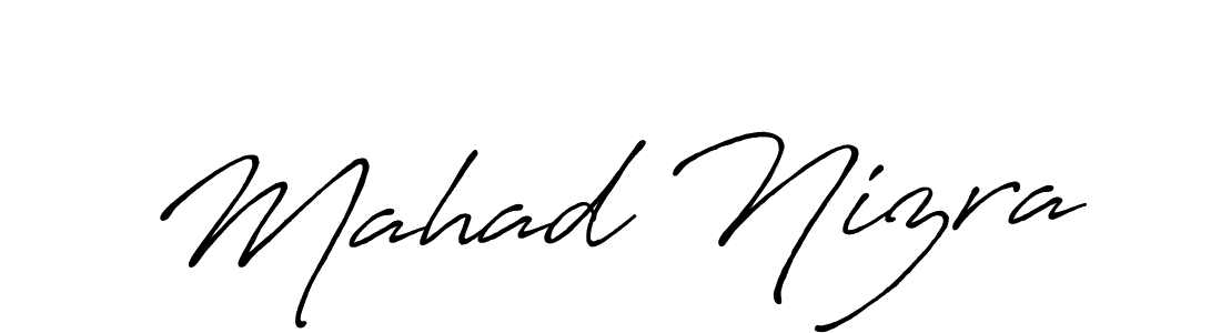 It looks lik you need a new signature style for name Mahad Nizra. Design unique handwritten (Antro_Vectra_Bolder) signature with our free signature maker in just a few clicks. Mahad Nizra signature style 7 images and pictures png