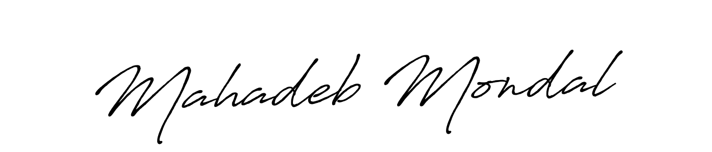 Once you've used our free online signature maker to create your best signature Antro_Vectra_Bolder style, it's time to enjoy all of the benefits that Mahadeb Mondal name signing documents. Mahadeb Mondal signature style 7 images and pictures png