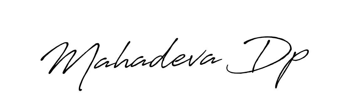 Create a beautiful signature design for name Mahadeva Dp. With this signature (Antro_Vectra_Bolder) fonts, you can make a handwritten signature for free. Mahadeva Dp signature style 7 images and pictures png