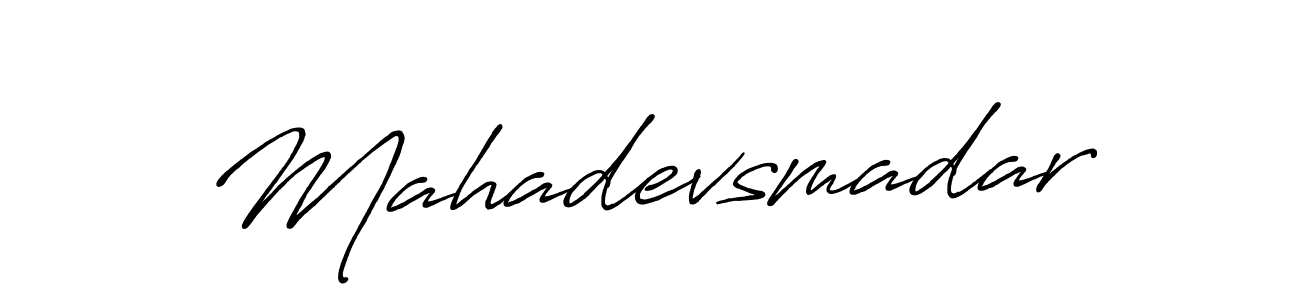 Also we have Mahadevsmadar name is the best signature style. Create professional handwritten signature collection using Antro_Vectra_Bolder autograph style. Mahadevsmadar signature style 7 images and pictures png