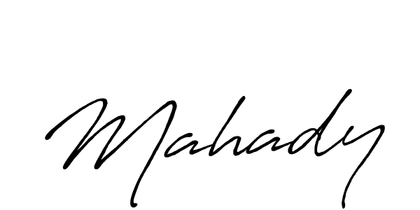 Create a beautiful signature design for name Mahady. With this signature (Antro_Vectra_Bolder) fonts, you can make a handwritten signature for free. Mahady signature style 7 images and pictures png