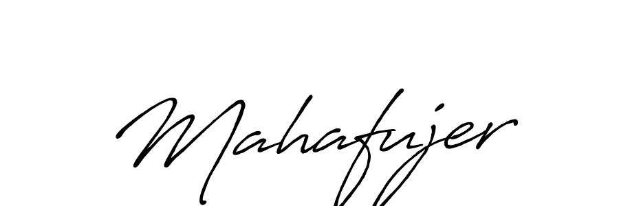 Use a signature maker to create a handwritten signature online. With this signature software, you can design (Antro_Vectra_Bolder) your own signature for name Mahafujer. Mahafujer signature style 7 images and pictures png