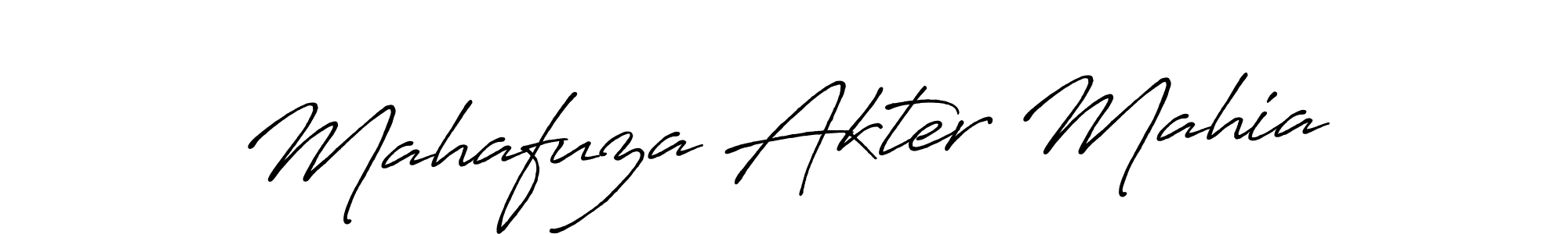 Mahafuza Akter Mahia stylish signature style. Best Handwritten Sign (Antro_Vectra_Bolder) for my name. Handwritten Signature Collection Ideas for my name Mahafuza Akter Mahia. Mahafuza Akter Mahia signature style 7 images and pictures png