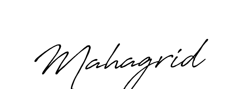 Design your own signature with our free online signature maker. With this signature software, you can create a handwritten (Antro_Vectra_Bolder) signature for name Mahagrid. Mahagrid signature style 7 images and pictures png