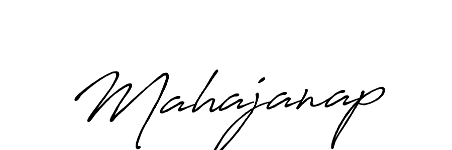 Create a beautiful signature design for name Mahajanap. With this signature (Antro_Vectra_Bolder) fonts, you can make a handwritten signature for free. Mahajanap signature style 7 images and pictures png