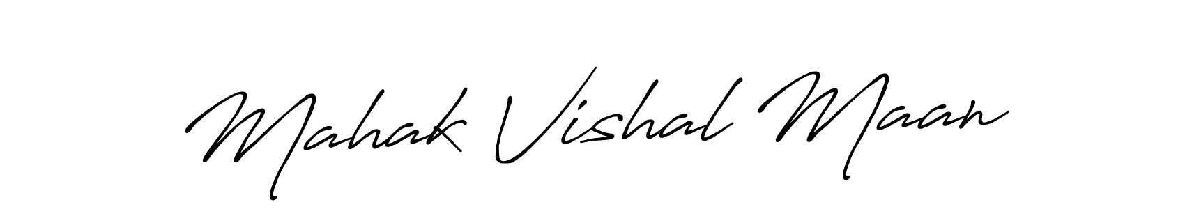 Make a beautiful signature design for name Mahak Vishal Maan. Use this online signature maker to create a handwritten signature for free. Mahak Vishal Maan signature style 7 images and pictures png