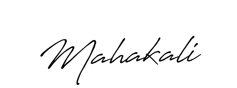 Also we have Mahakali name is the best signature style. Create professional handwritten signature collection using Antro_Vectra_Bolder autograph style. Mahakali signature style 7 images and pictures png