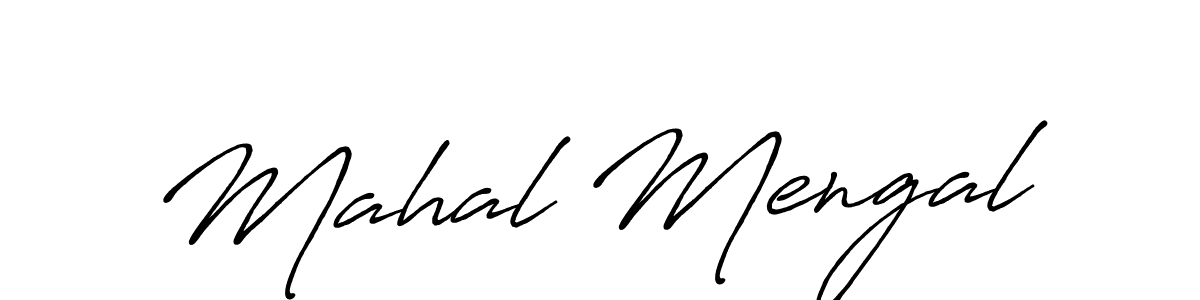 You should practise on your own different ways (Antro_Vectra_Bolder) to write your name (Mahal Mengal) in signature. don't let someone else do it for you. Mahal Mengal signature style 7 images and pictures png