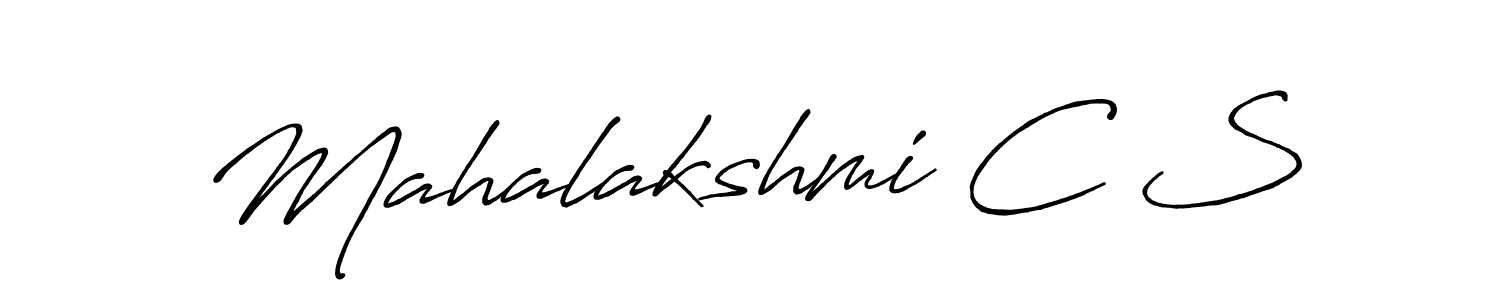 if you are searching for the best signature style for your name Mahalakshmi C S. so please give up your signature search. here we have designed multiple signature styles  using Antro_Vectra_Bolder. Mahalakshmi C S signature style 7 images and pictures png