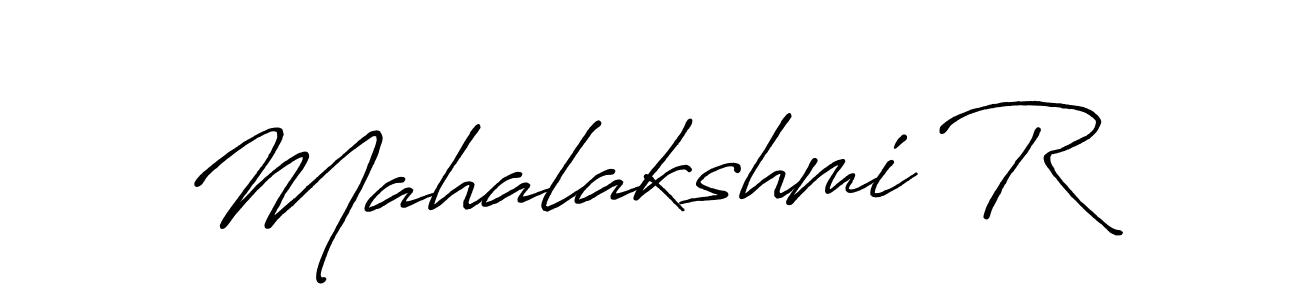 It looks lik you need a new signature style for name Mahalakshmi R. Design unique handwritten (Antro_Vectra_Bolder) signature with our free signature maker in just a few clicks. Mahalakshmi R signature style 7 images and pictures png