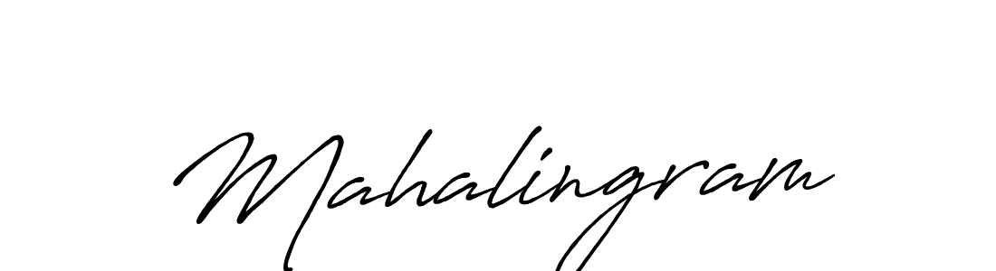 Design your own signature with our free online signature maker. With this signature software, you can create a handwritten (Antro_Vectra_Bolder) signature for name Mahalingram. Mahalingram signature style 7 images and pictures png