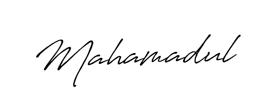 It looks lik you need a new signature style for name Mahamadul. Design unique handwritten (Antro_Vectra_Bolder) signature with our free signature maker in just a few clicks. Mahamadul signature style 7 images and pictures png