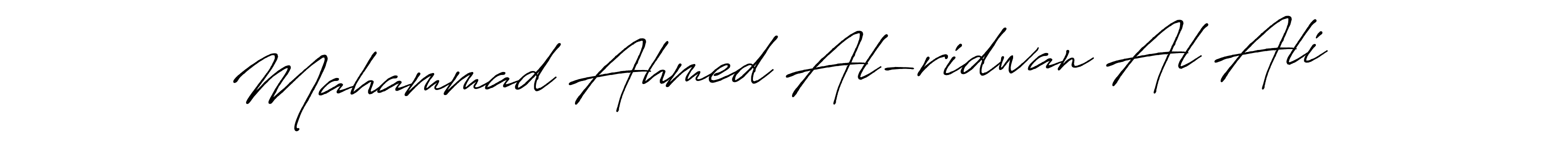 Use a signature maker to create a handwritten signature online. With this signature software, you can design (Antro_Vectra_Bolder) your own signature for name Mahammad Ahmed Al-ridwan Al Ali. Mahammad Ahmed Al-ridwan Al Ali signature style 7 images and pictures png