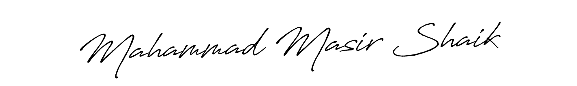 Make a short Mahammad Masir Shaik signature style. Manage your documents anywhere anytime using Antro_Vectra_Bolder. Create and add eSignatures, submit forms, share and send files easily. Mahammad Masir Shaik signature style 7 images and pictures png