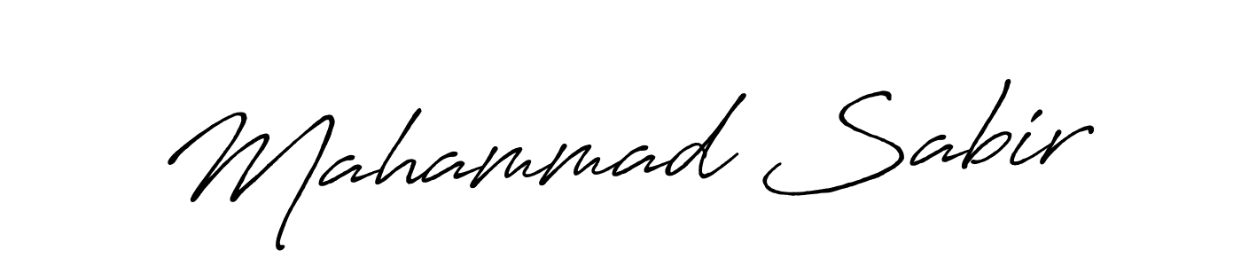 Antro_Vectra_Bolder is a professional signature style that is perfect for those who want to add a touch of class to their signature. It is also a great choice for those who want to make their signature more unique. Get Mahammad Sabir name to fancy signature for free. Mahammad Sabir signature style 7 images and pictures png