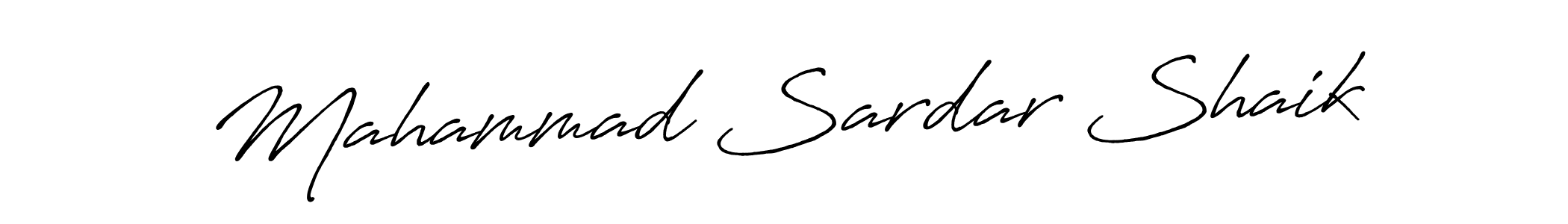 The best way (Antro_Vectra_Bolder) to make a short signature is to pick only two or three words in your name. The name Mahammad Sardar Shaik include a total of six letters. For converting this name. Mahammad Sardar Shaik signature style 7 images and pictures png
