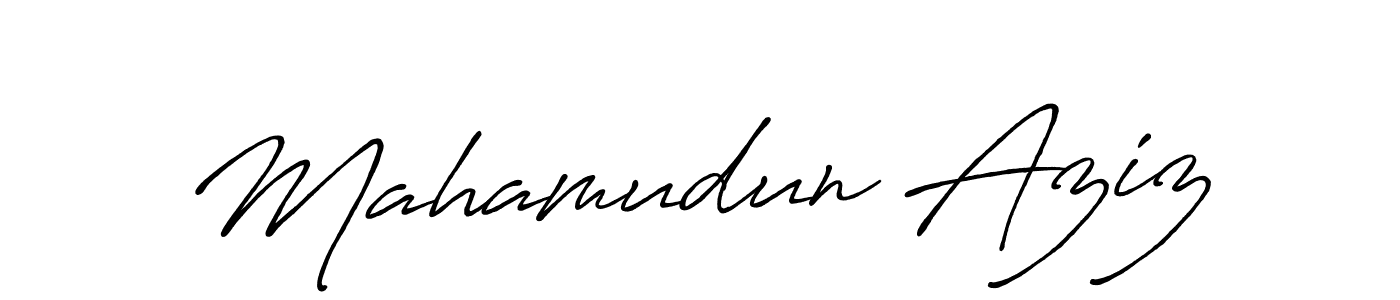 Make a beautiful signature design for name Mahamudun Aziz. Use this online signature maker to create a handwritten signature for free. Mahamudun Aziz signature style 7 images and pictures png