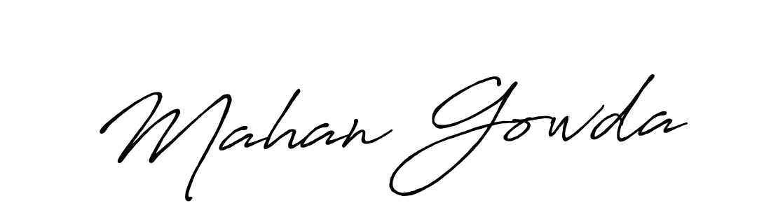 if you are searching for the best signature style for your name Mahan Gowda. so please give up your signature search. here we have designed multiple signature styles  using Antro_Vectra_Bolder. Mahan Gowda signature style 7 images and pictures png