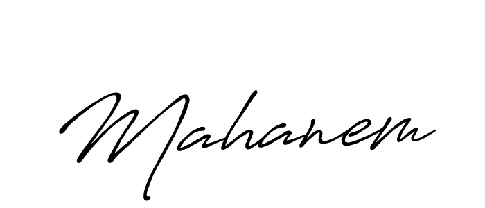 Make a beautiful signature design for name Mahanem. Use this online signature maker to create a handwritten signature for free. Mahanem signature style 7 images and pictures png