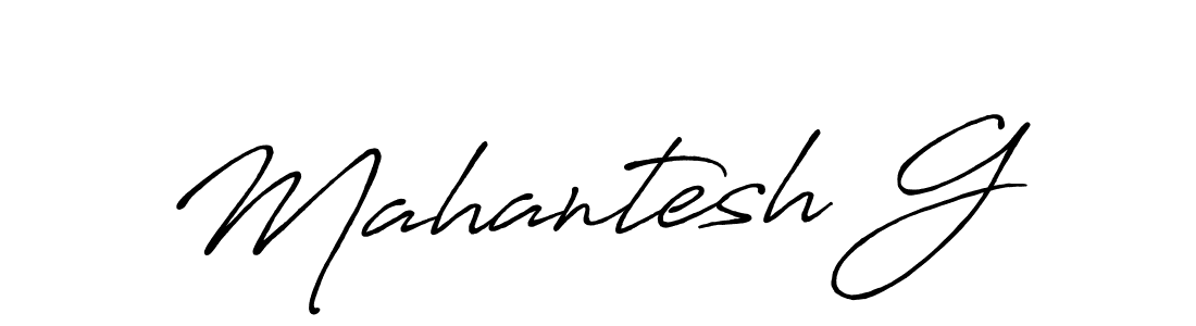 Use a signature maker to create a handwritten signature online. With this signature software, you can design (Antro_Vectra_Bolder) your own signature for name Mahantesh G. Mahantesh G signature style 7 images and pictures png