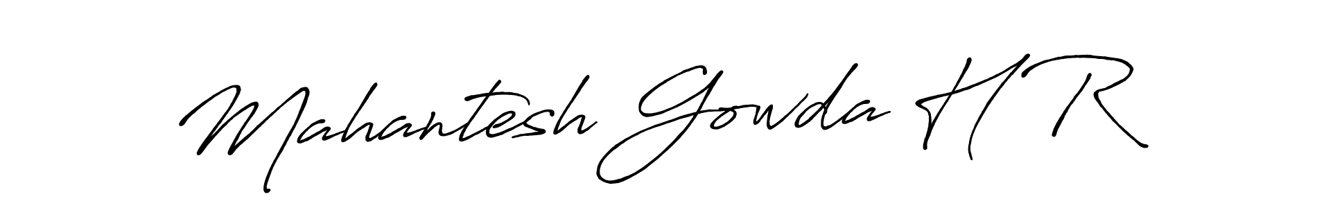 Use a signature maker to create a handwritten signature online. With this signature software, you can design (Antro_Vectra_Bolder) your own signature for name Mahantesh Gowda H R. Mahantesh Gowda H R signature style 7 images and pictures png