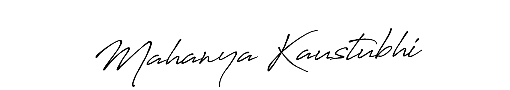 You can use this online signature creator to create a handwritten signature for the name Mahanya Kaustubhi. This is the best online autograph maker. Mahanya Kaustubhi signature style 7 images and pictures png
