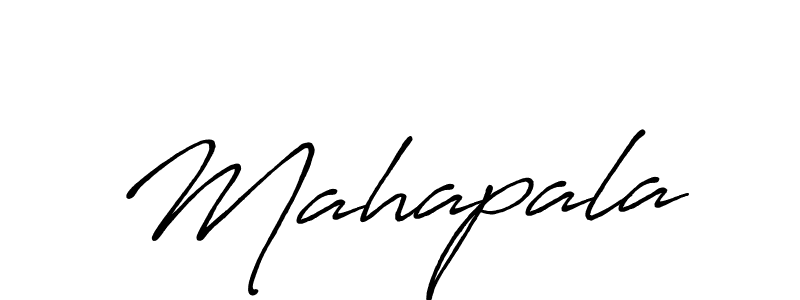 Design your own signature with our free online signature maker. With this signature software, you can create a handwritten (Antro_Vectra_Bolder) signature for name Mahapala. Mahapala signature style 7 images and pictures png